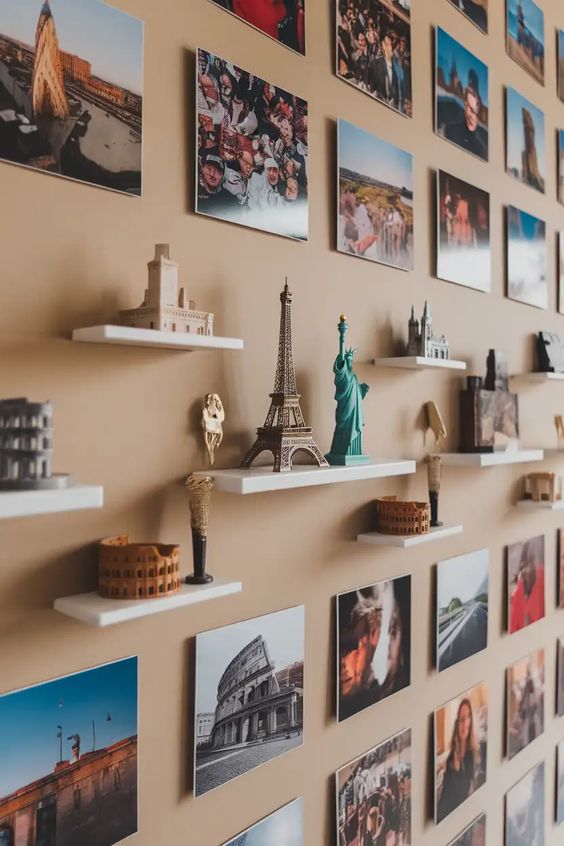 Pared de recuerdos