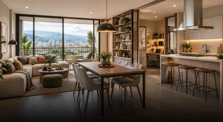 Espacios flexibles en apartamentos